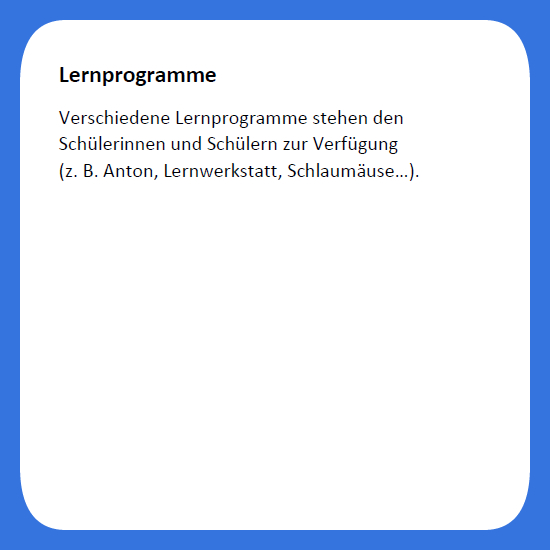 Lernprogramme