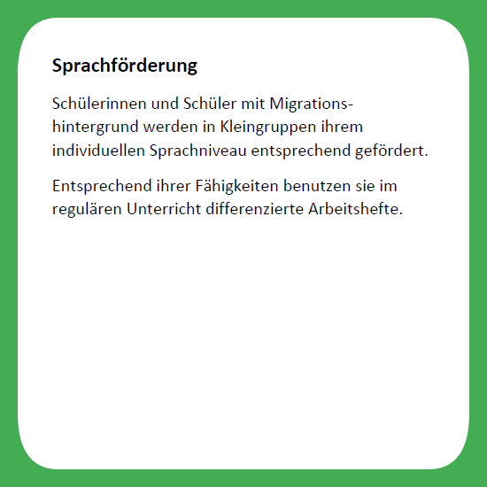 Sprachförderung